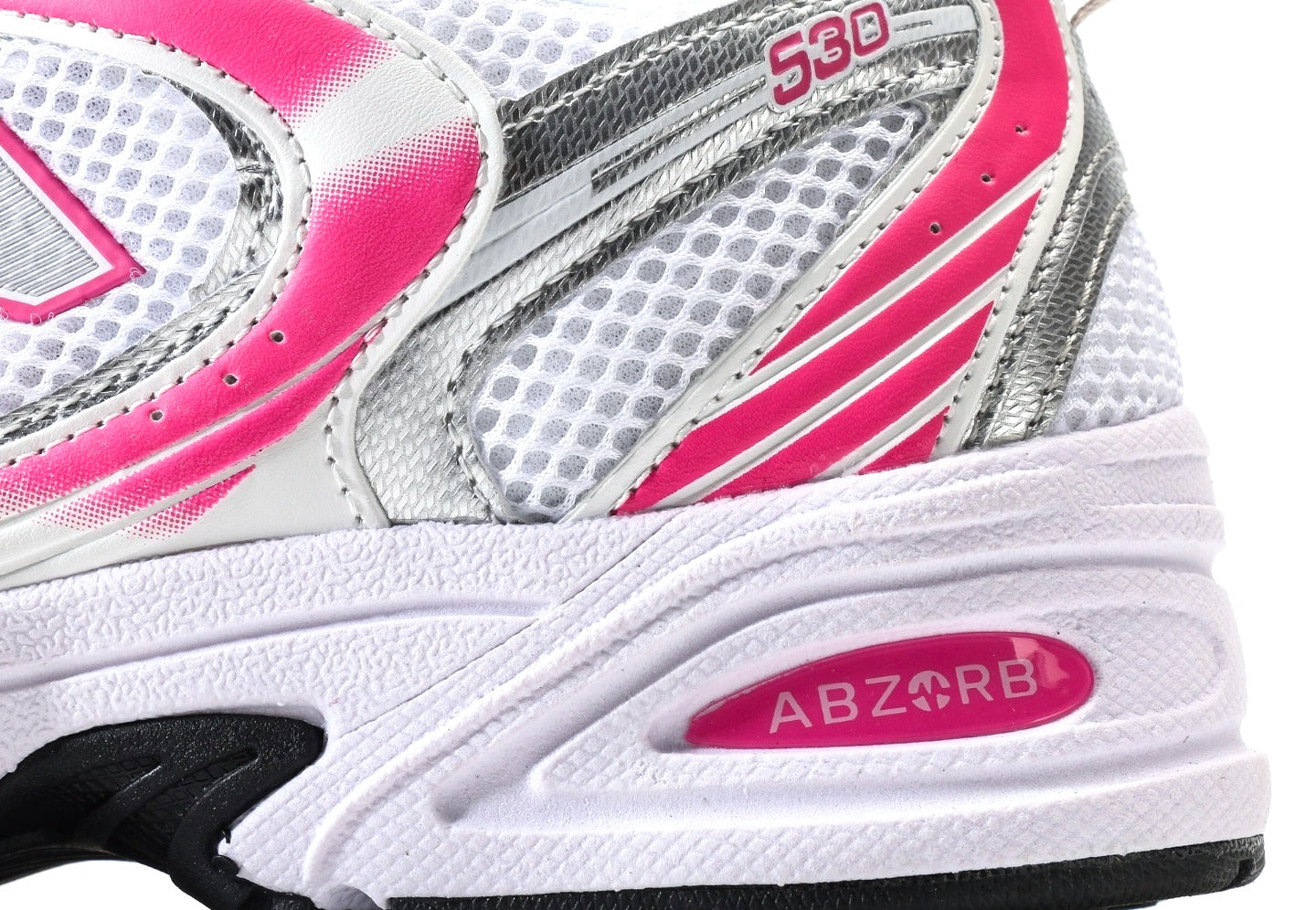 New Balance 530 White Raspberry