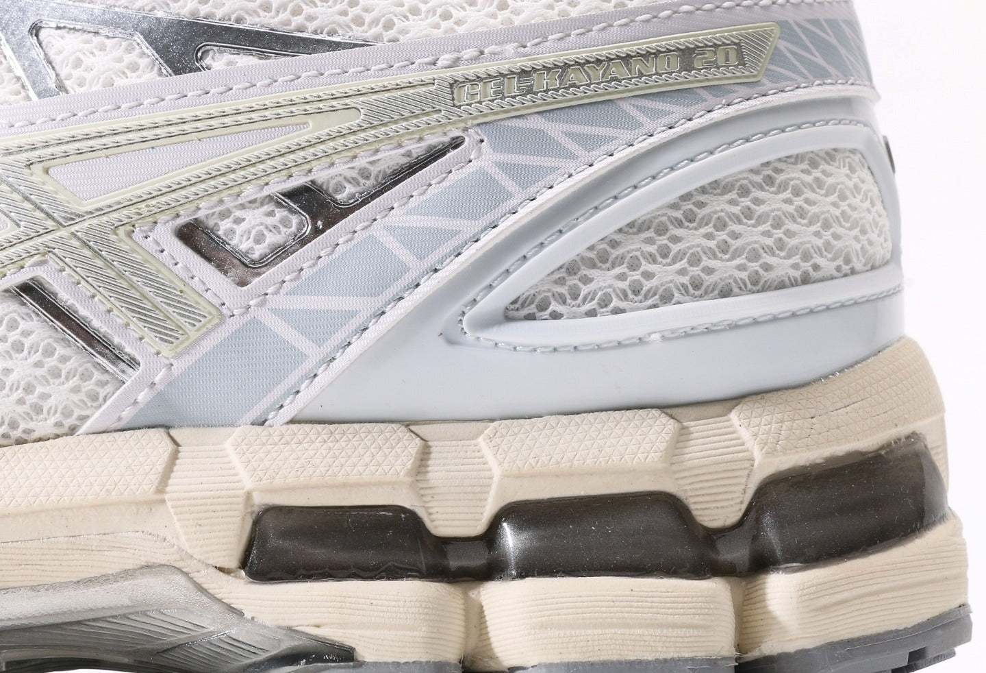 Asics Gel-Kayano 20 White Pure Silver