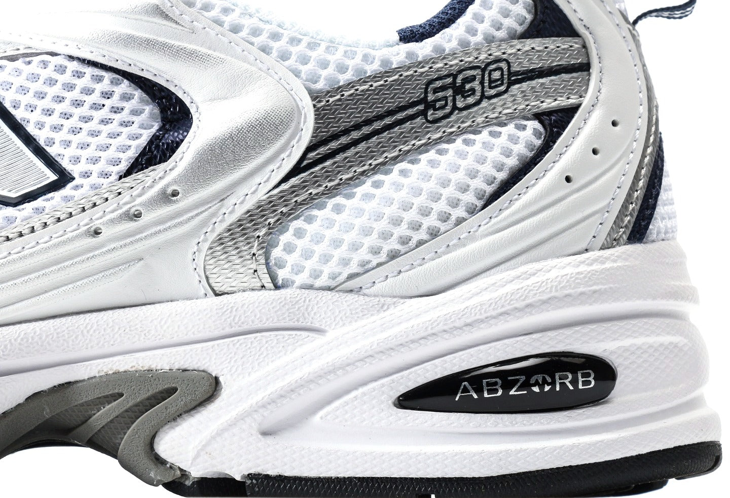 New Balance 530 White Silver Navy