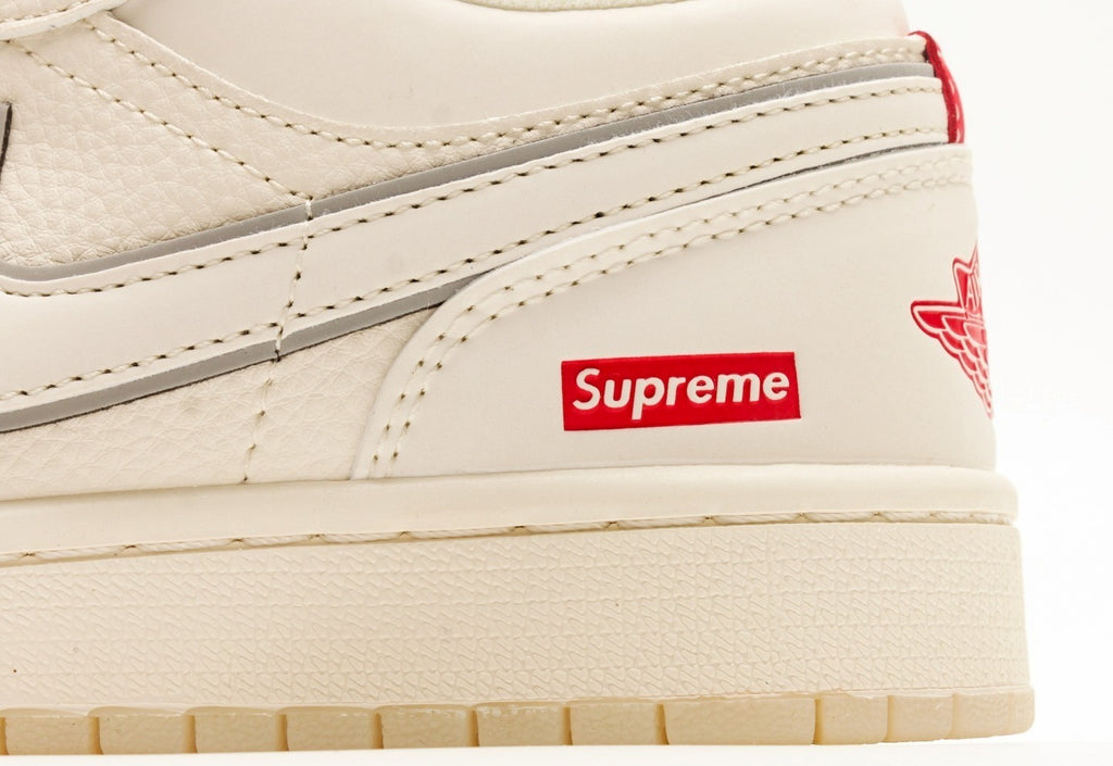 Custom Air Jordan 1 Low x Supreme