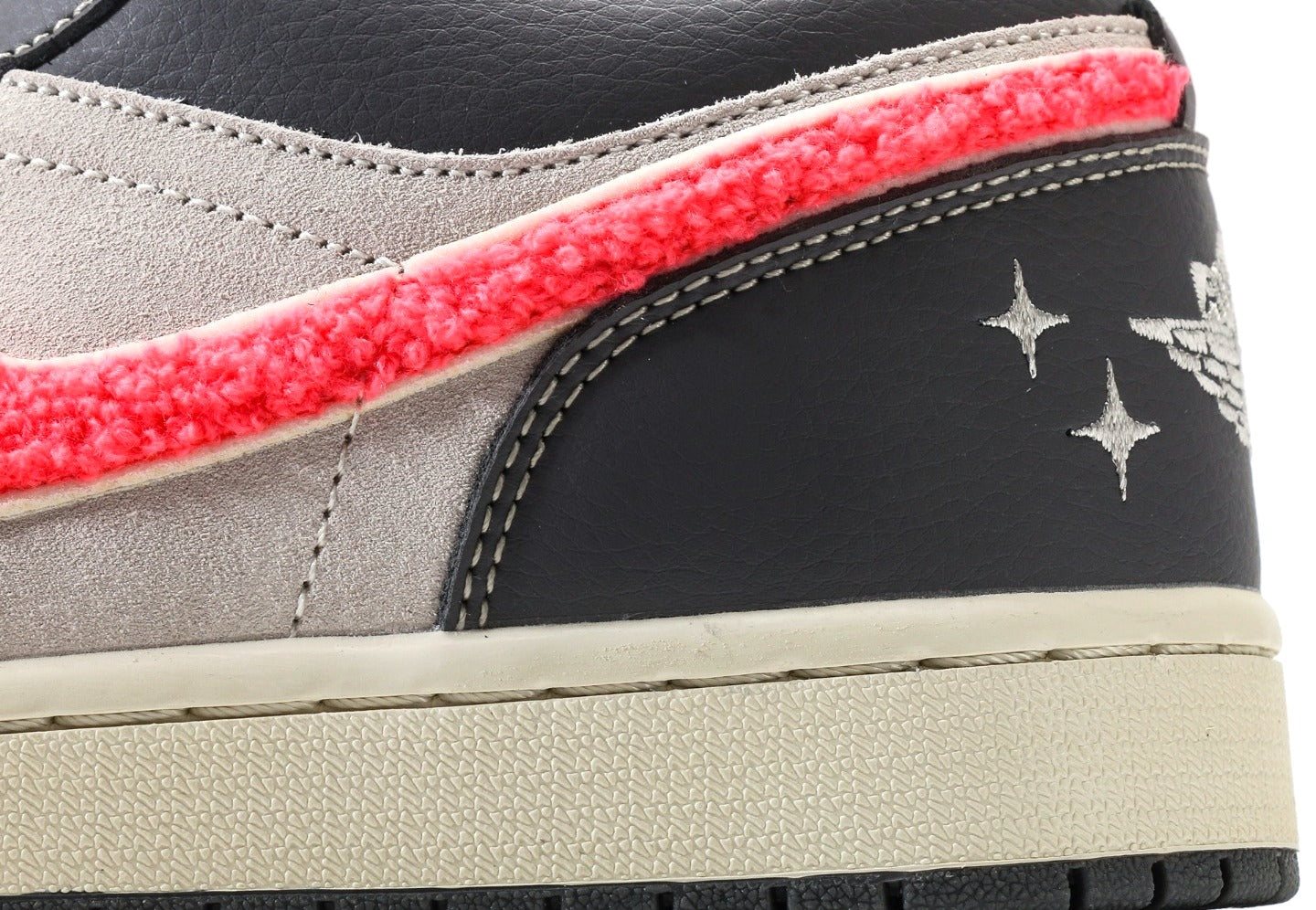 Air Jordan 1 Low Light Graphite Hot Punch