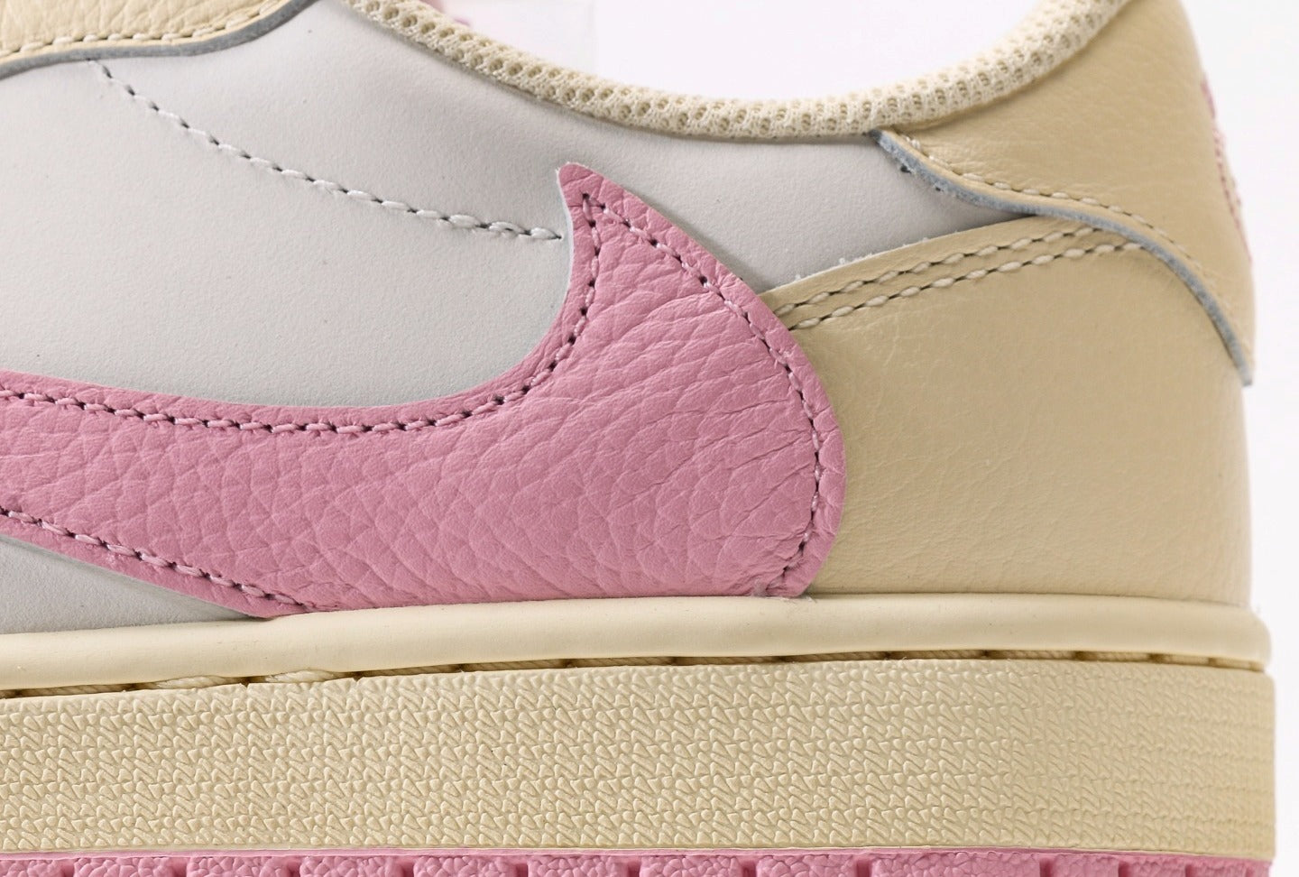 Travis Scott x Jordan 1 Retro Low OG "Muslin Pink" [PK GOD]