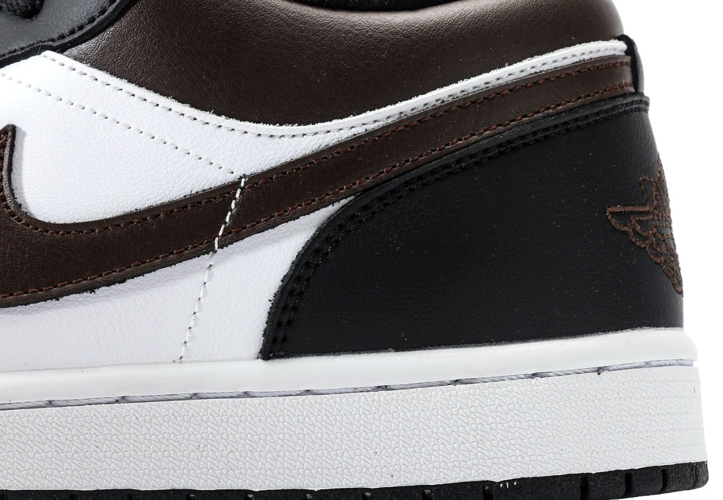 Air Jordan 1 Low White Black Brown