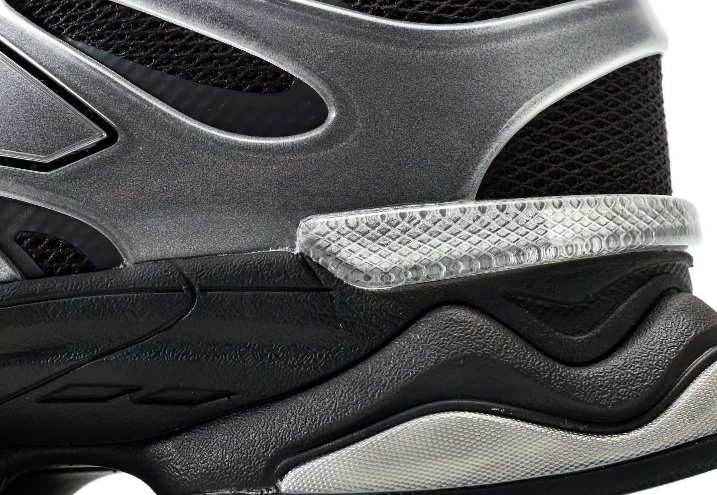 New Balance 9060 X Silver Metallic Black Cement