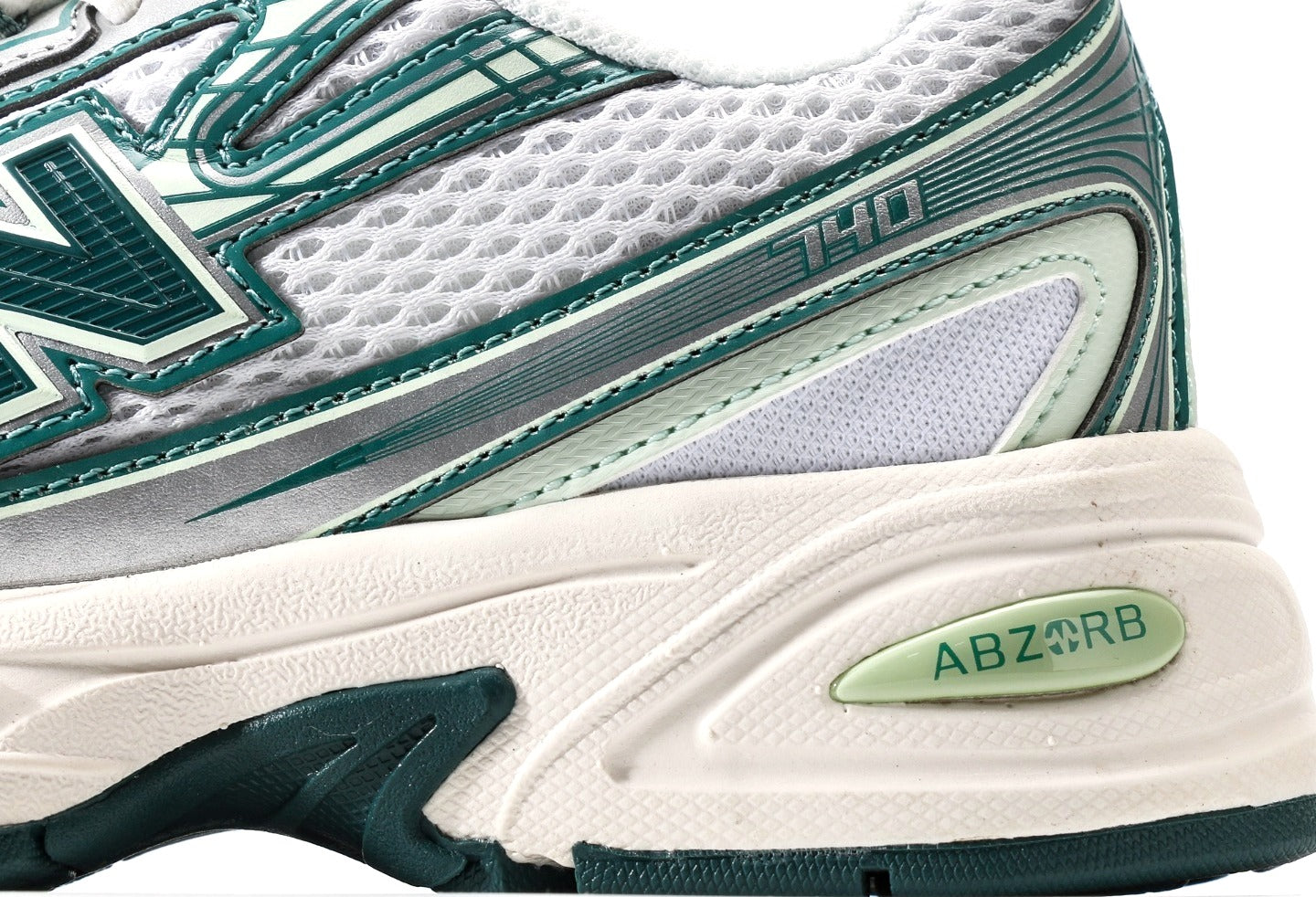 New Balance 740 White Marsh Green