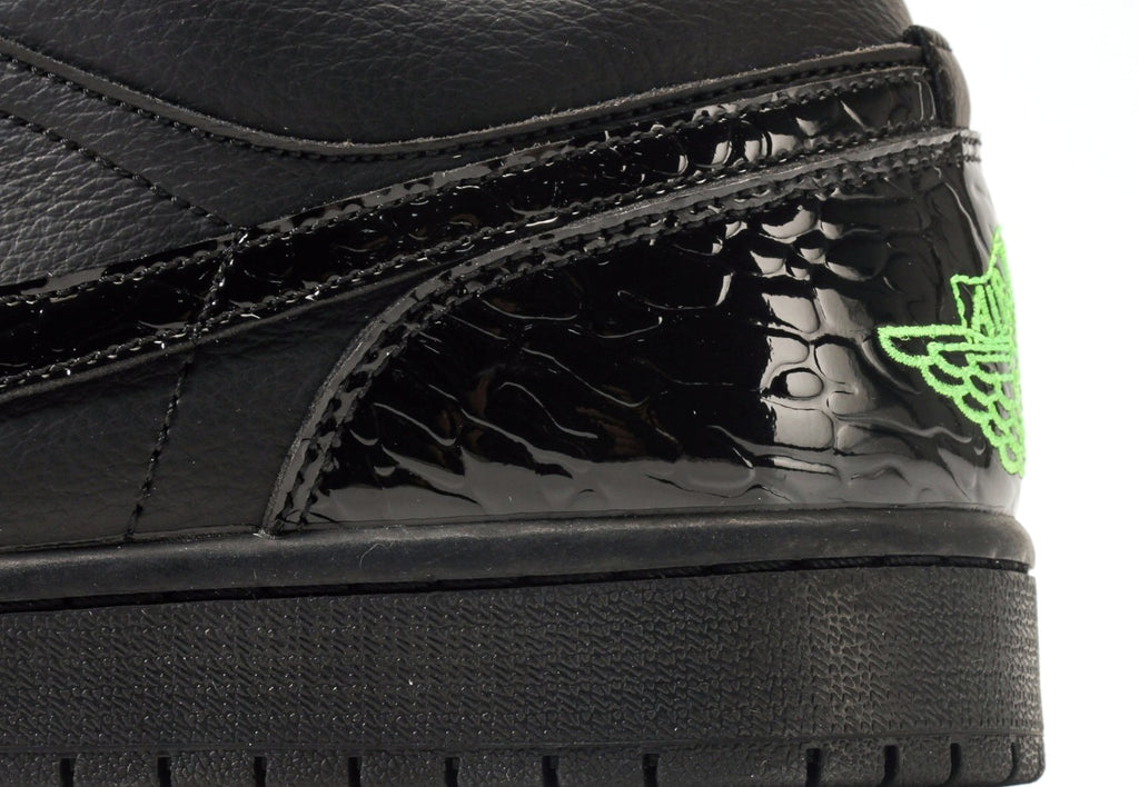 Air Jordan 1 Low Black Scream Green