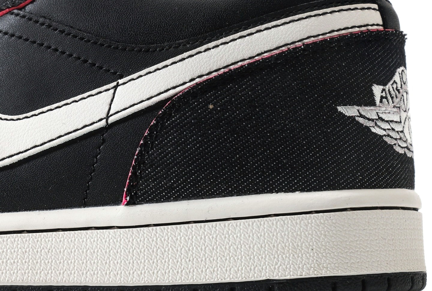 Air Jordan 1 Low Black Denim