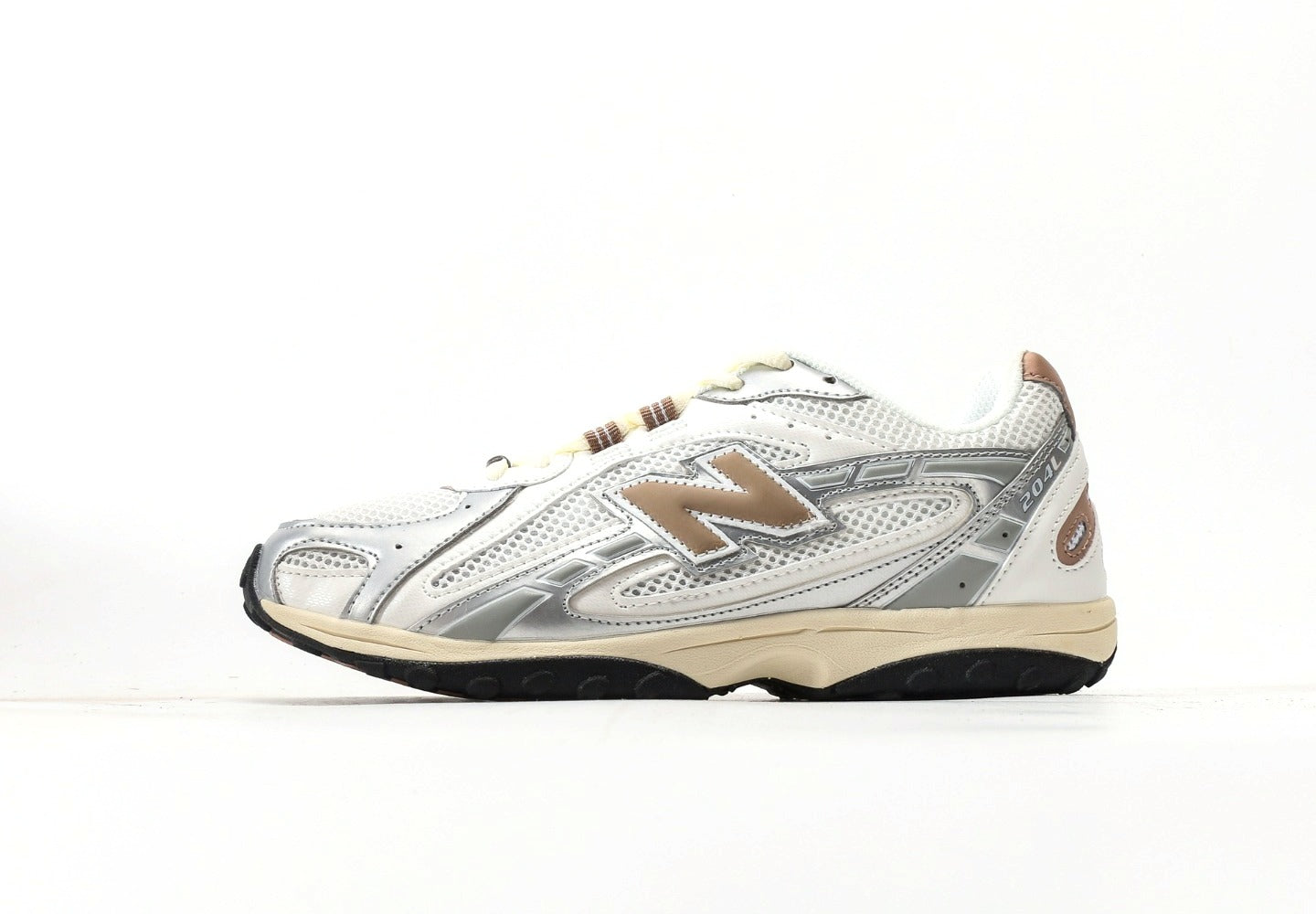 New Balance 204L Silver Metallic Flat Taupe
