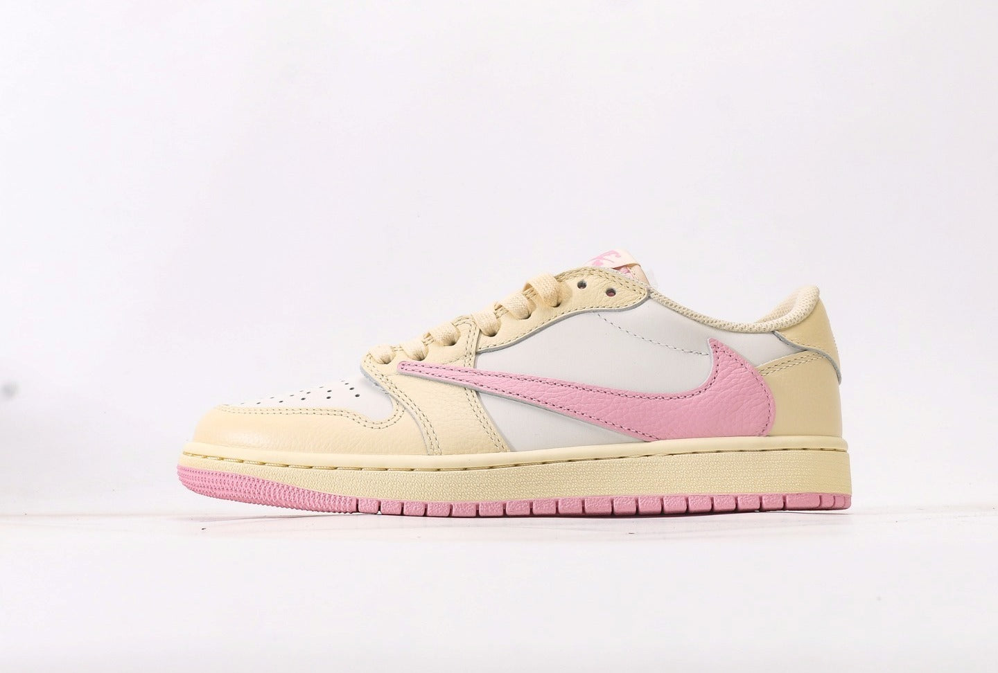Travis Scott x Jordan 1 Retro Low OG "Muslin Pink" [PK GOD]