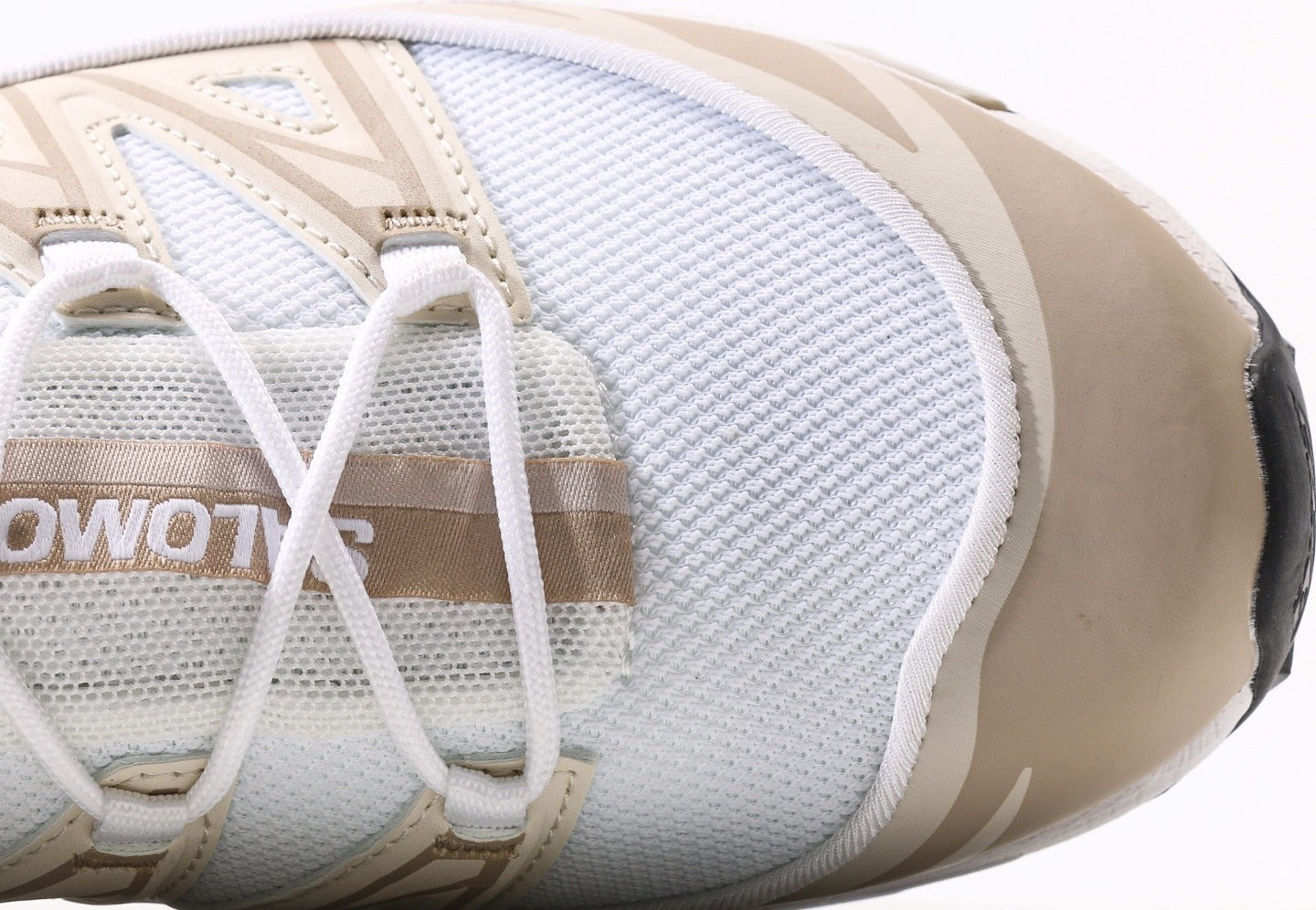 Salomon XT-6 Expanse in White, Rainy Day, & Oxford Tan