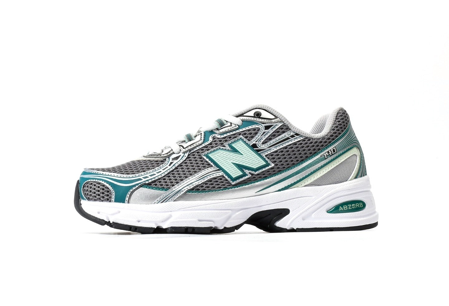 New Balance 740 Silver Metallic New Spruce