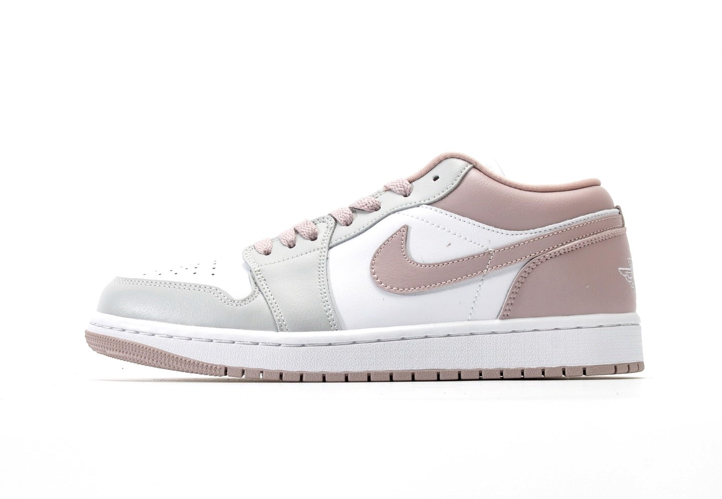 Air Jordan 1 Low Grey Particle Rose