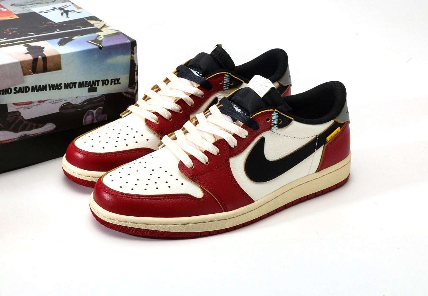 Custom Jordan x Union Air Jordan 1 Low OG  "Chicago Shadow"