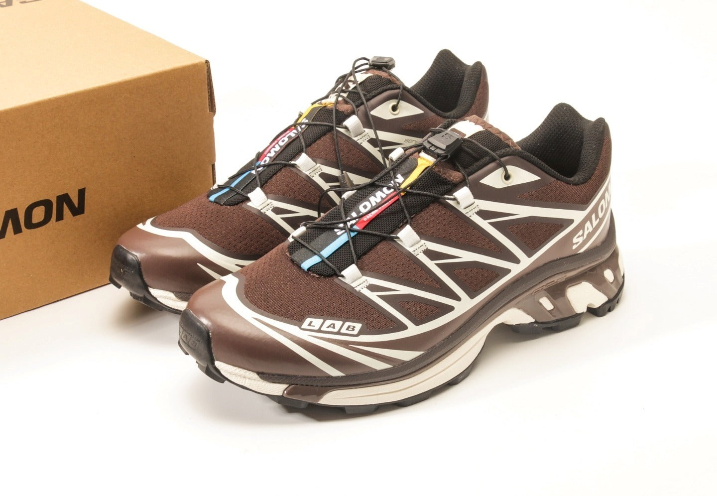 Salomon XT-6 Black Coffee French Roast Vanilla Ice