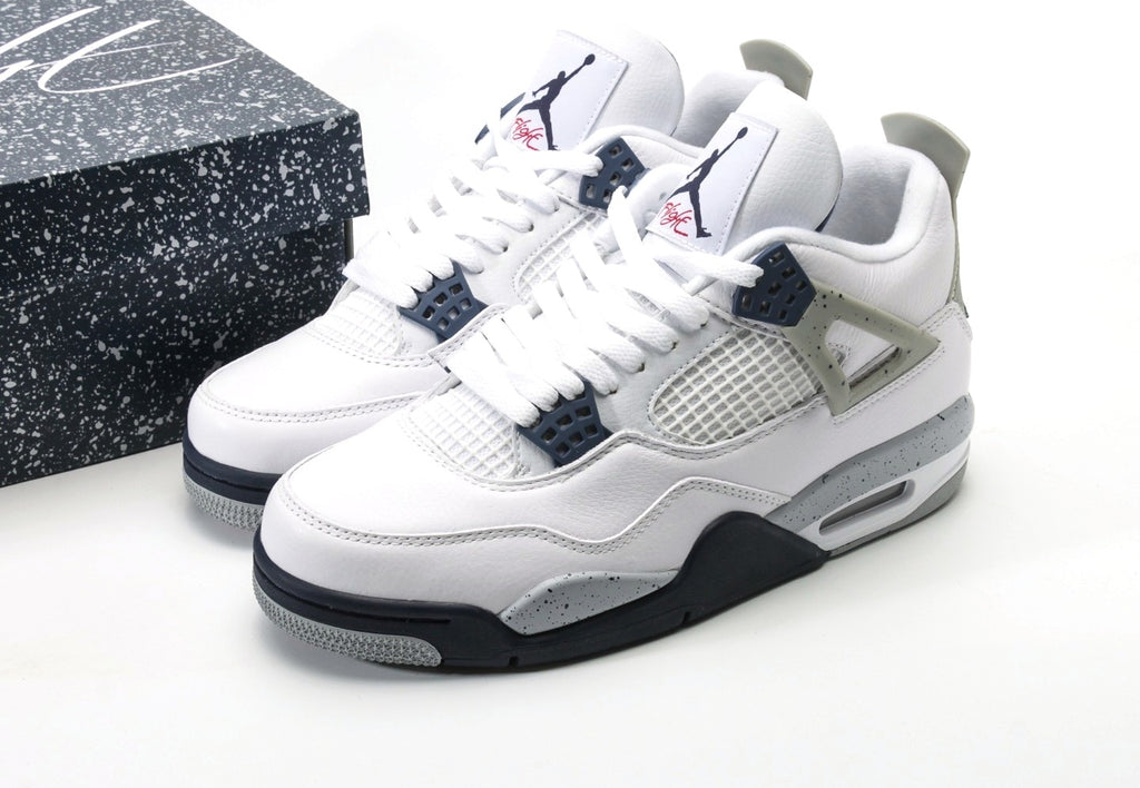 Air Jordan 4 White Midnight Navy [PK GOD]