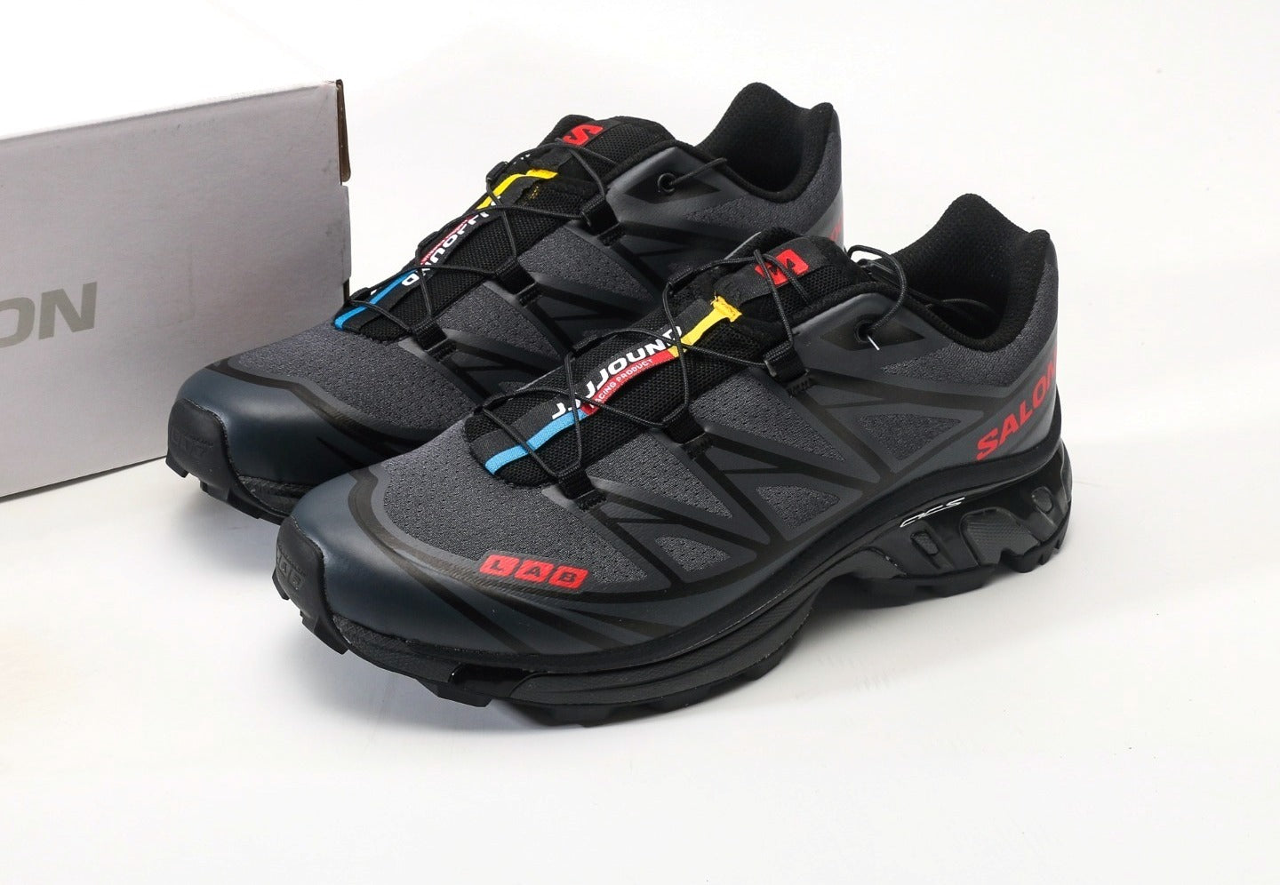Salomon XT-6 JJJJound Black Fiery Red