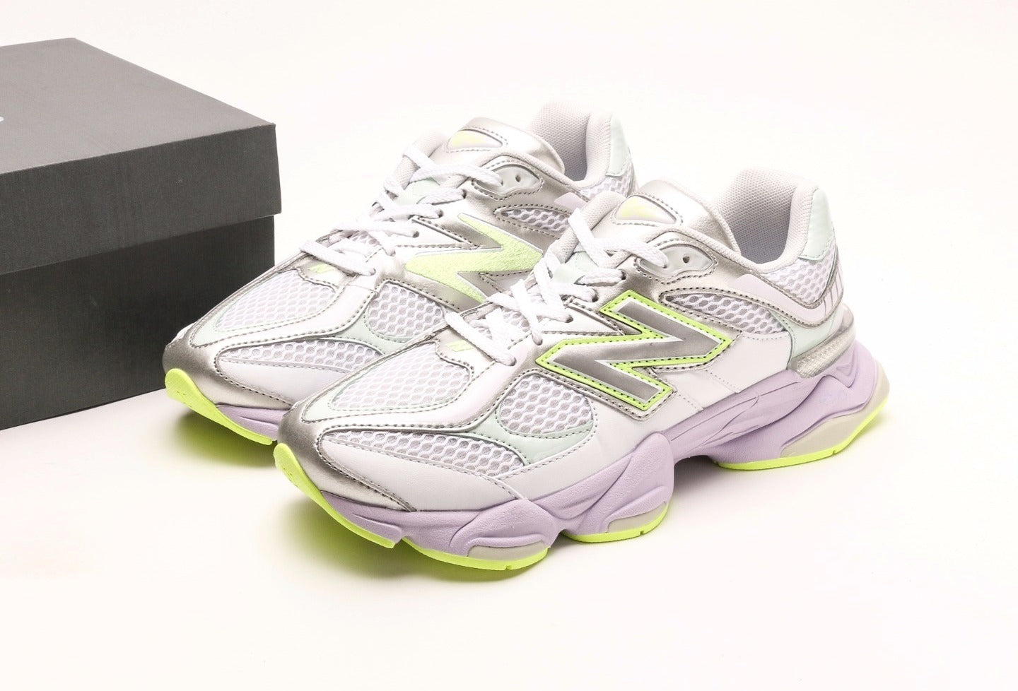 New Balance 9060 White Taro