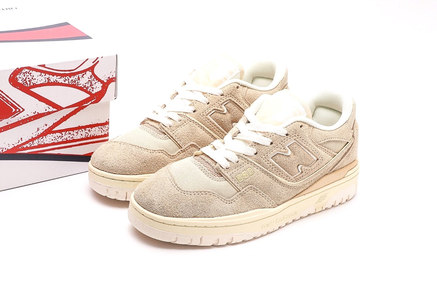 New Balance 550 Aime Leon Dore Taupe Suede