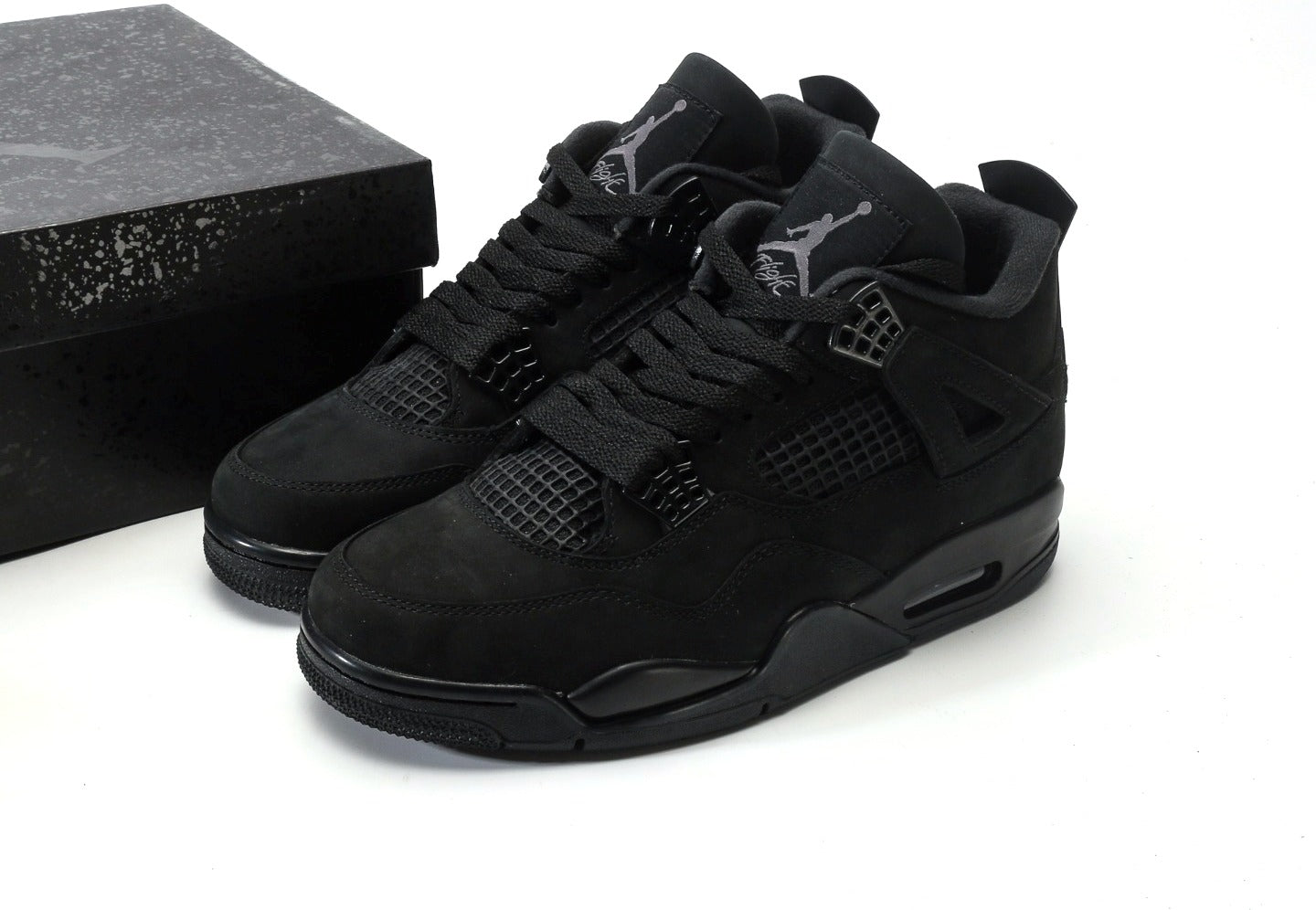 Air Jordan 4 Retro "Black Cat" [PK GOD]