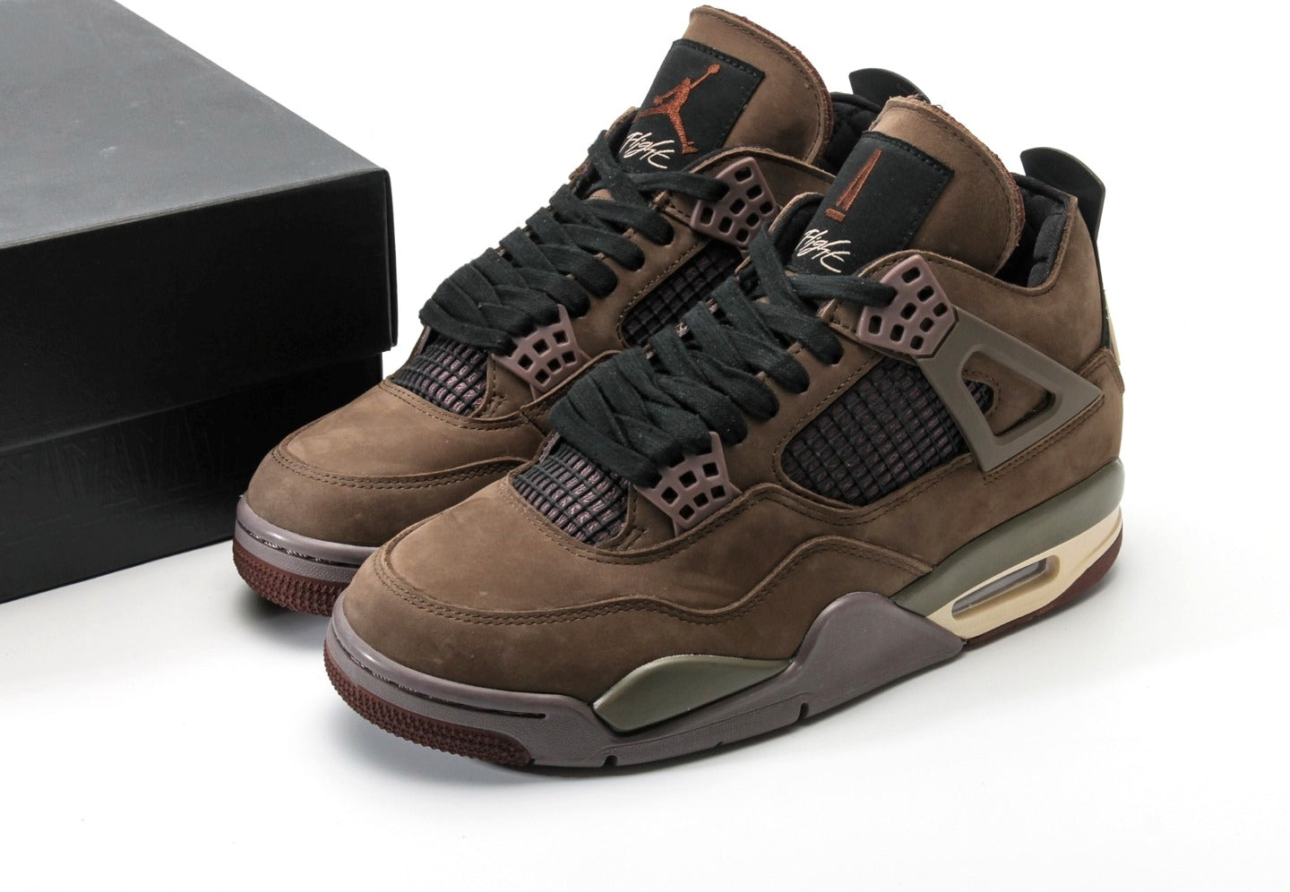 A Ma Maniére Air Jordan 4 Dark Mocha [PK GOD]