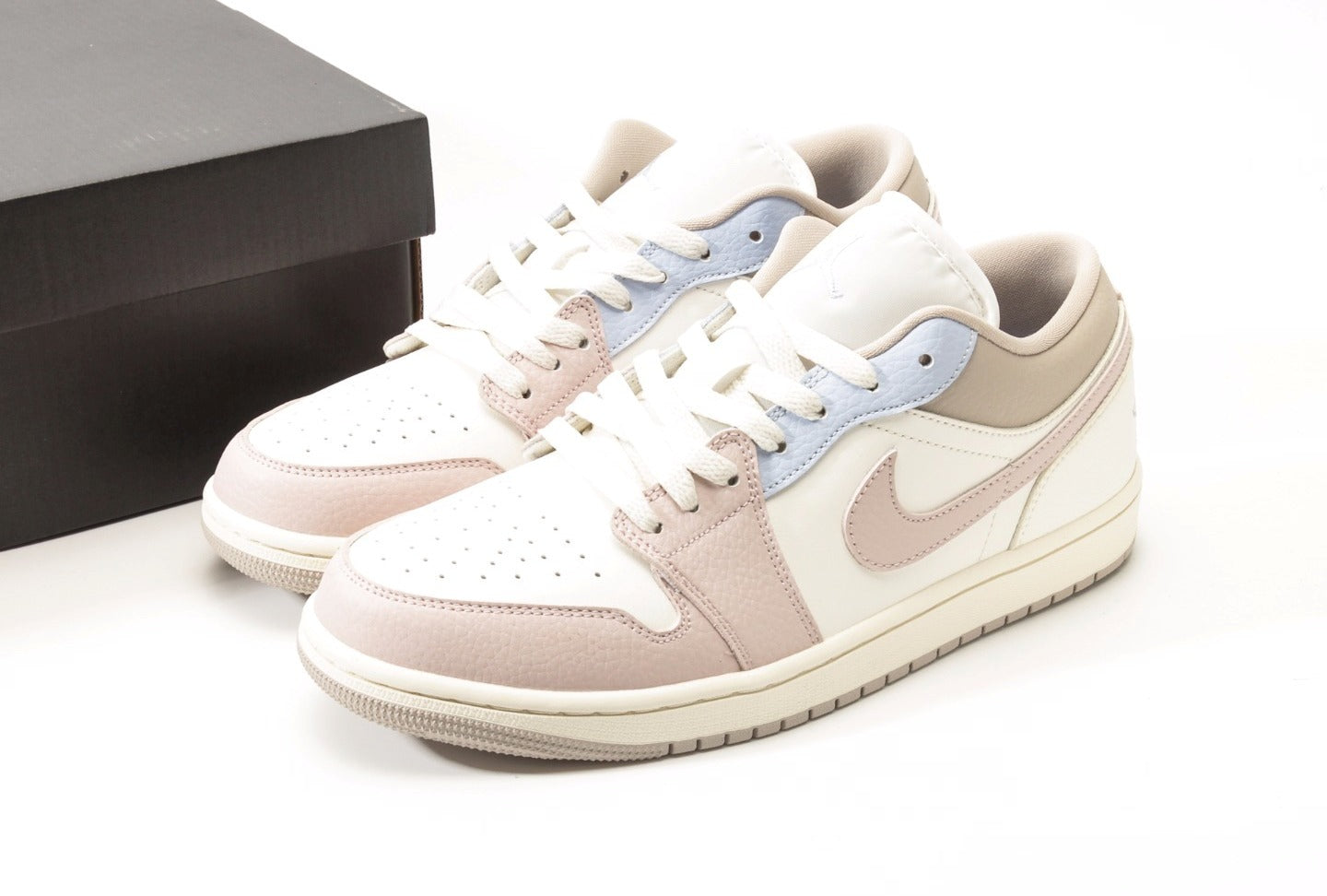 Air Jordan 1 Low "Sail Silt Red Hydrogen Blue"