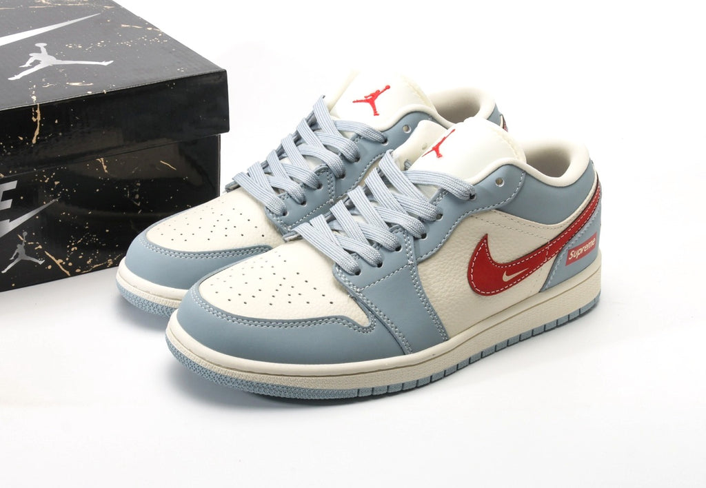 Custom Air Jordan 1 Low x Supreme