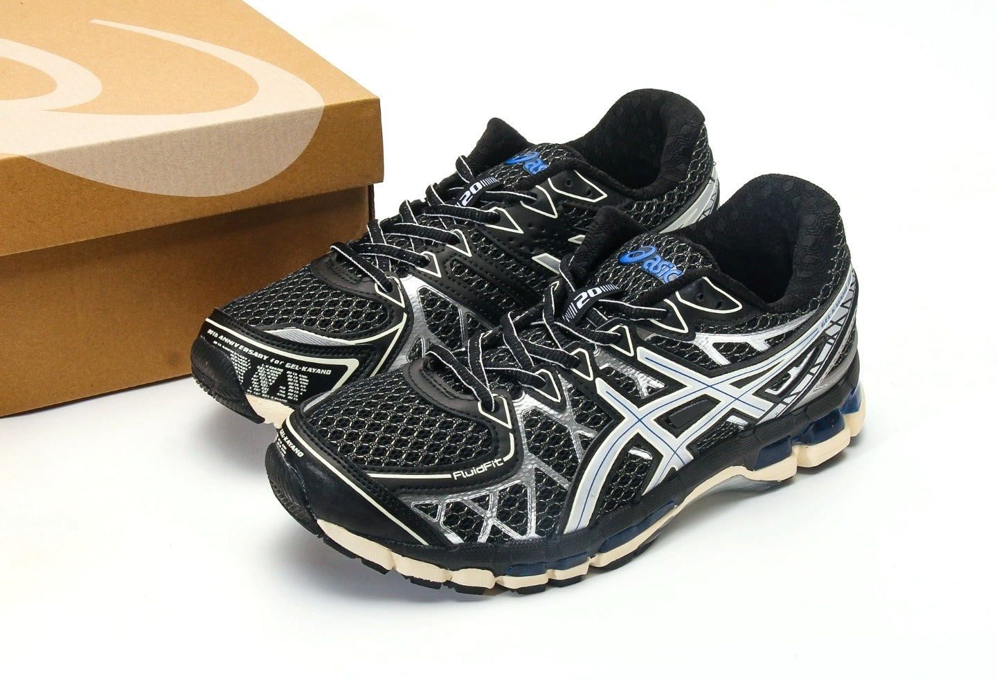 ASICS Gel-Kayano 20 "BLACK PURE SILVER"