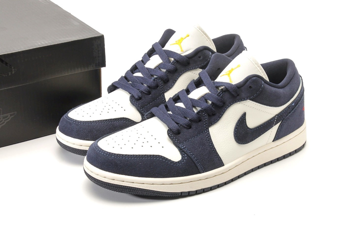 Air Jordan 1 Low Obsidian Suede
