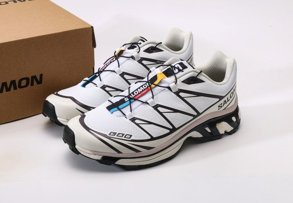 Salomon XT6 White Vanilla Ice Plum