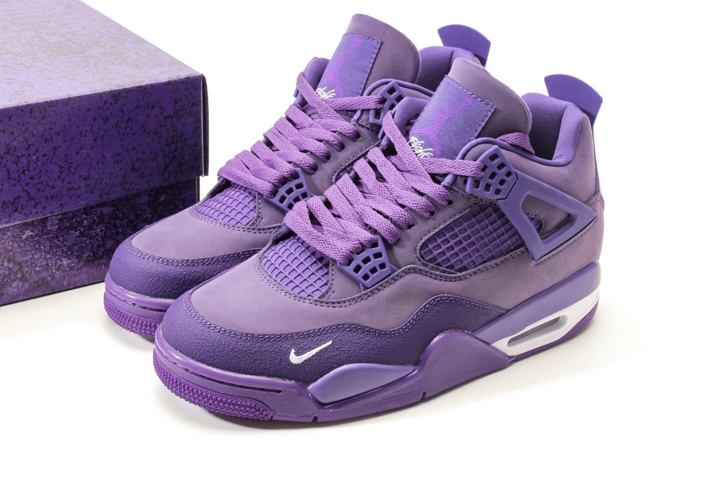 Nigel Sylvester x AJ 4 OG “Brick by Brick”BIKE Purple