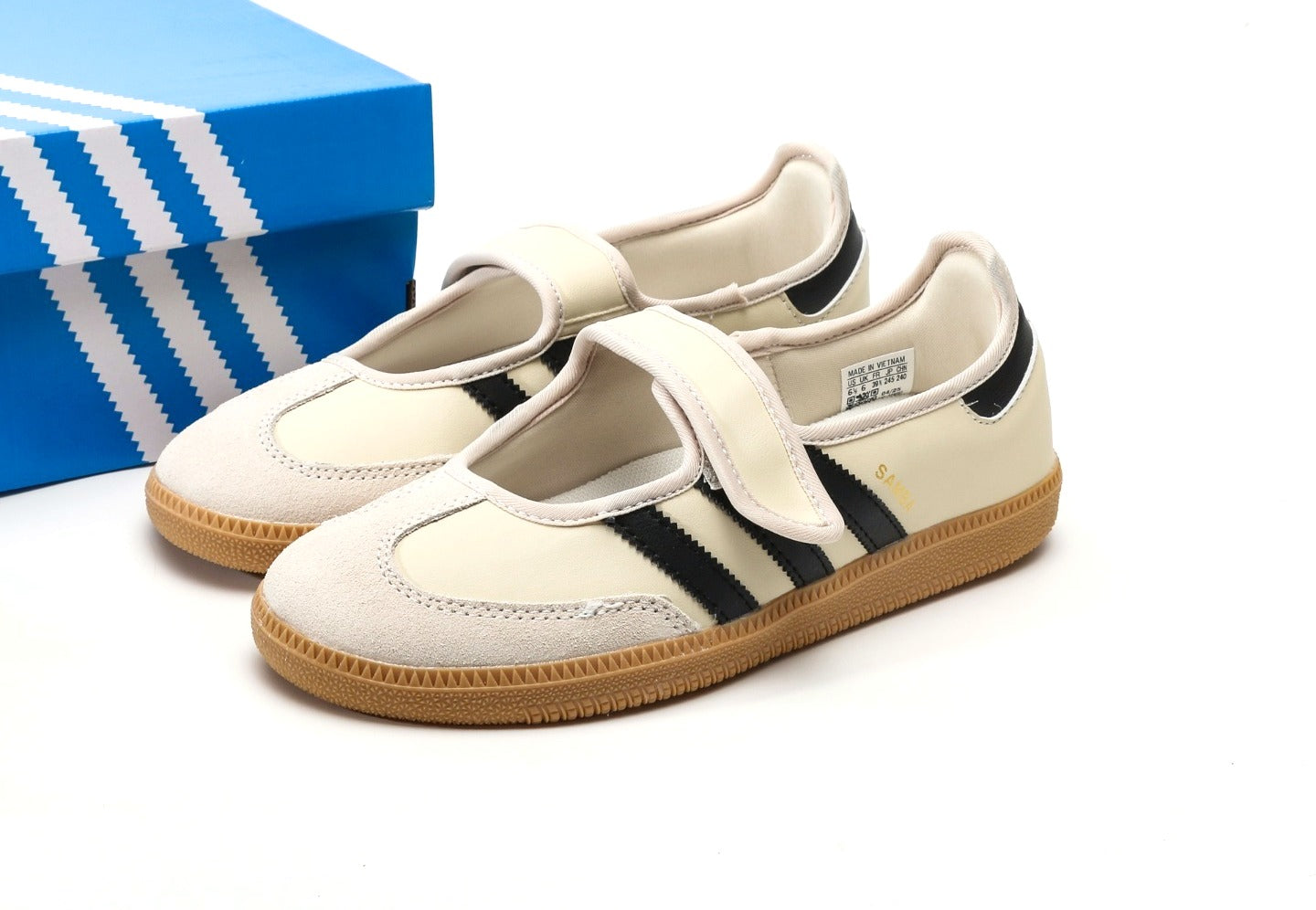 Samba Jane "Cream Black Gum"