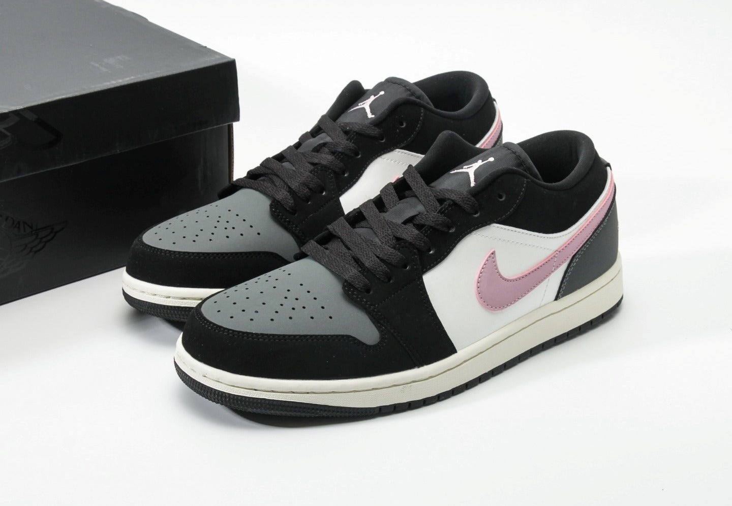 Air Jordan 1 Low SE "Black Iced Carmine"