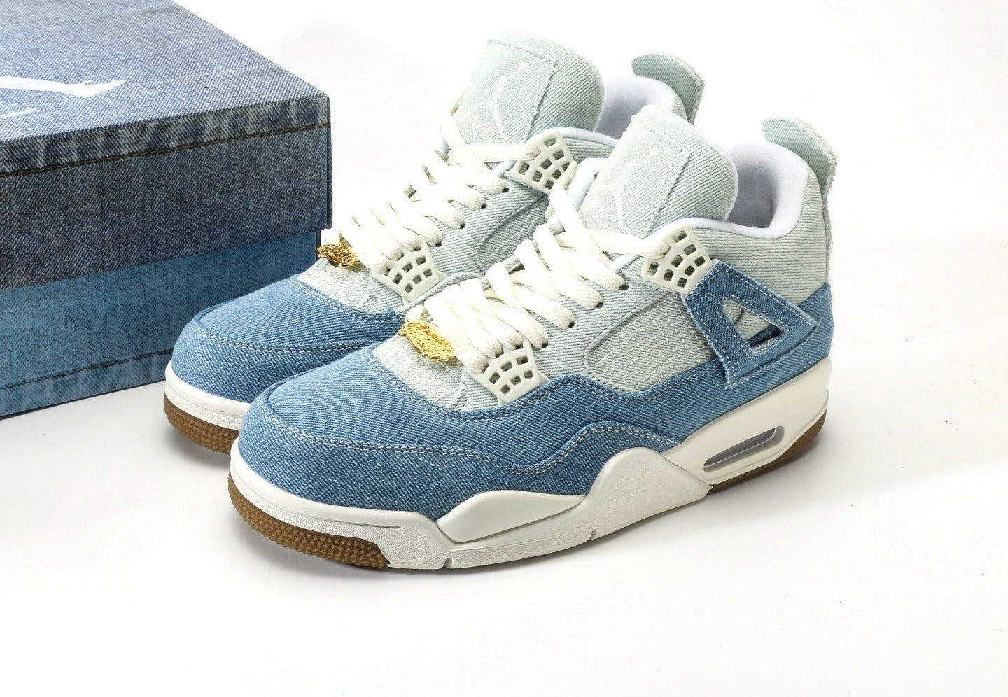 Air Jordan 4 Denim Worn Blue