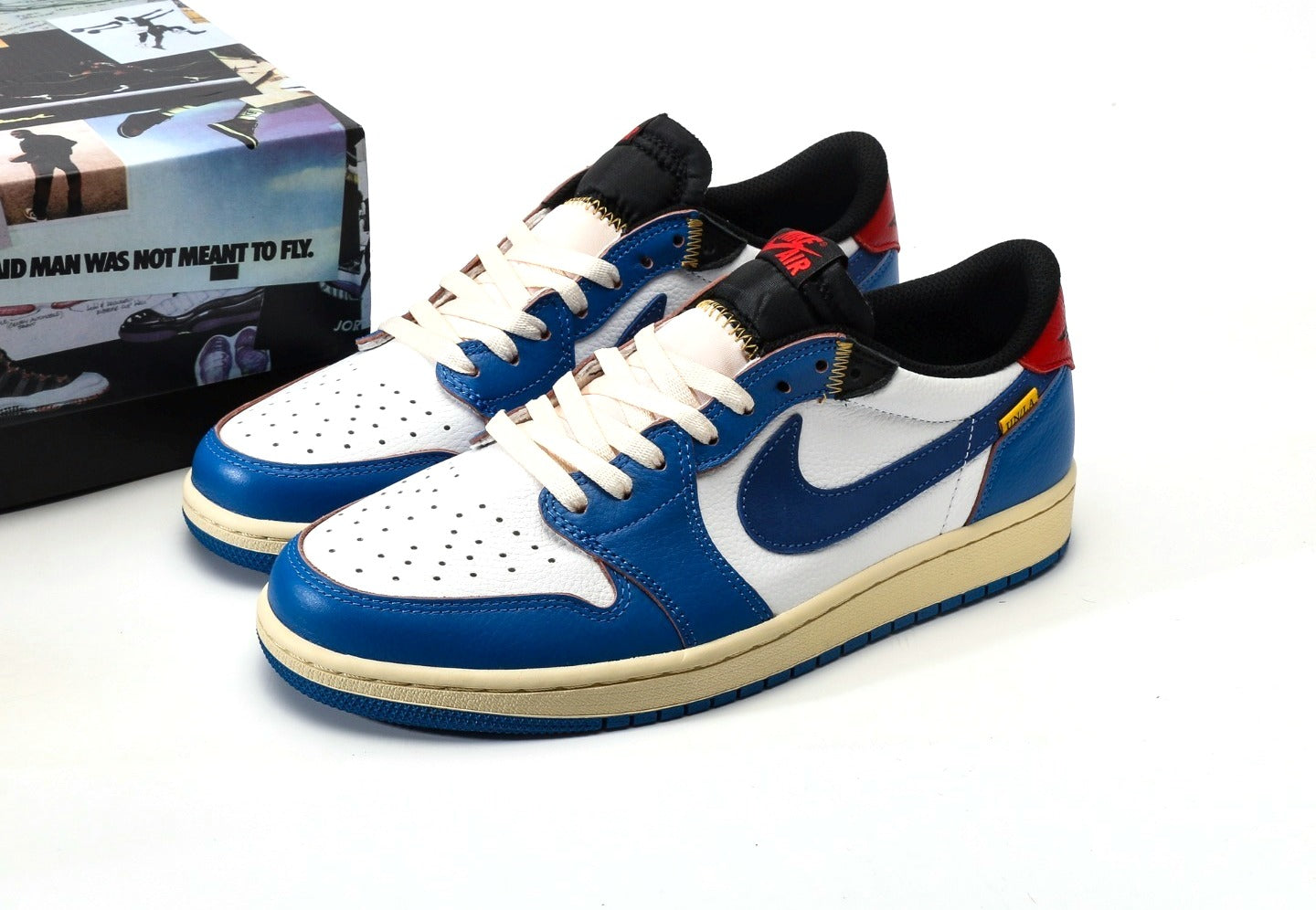 Custom Jordan x Union Air Jordan 1 Low OG  "Storm Blue"