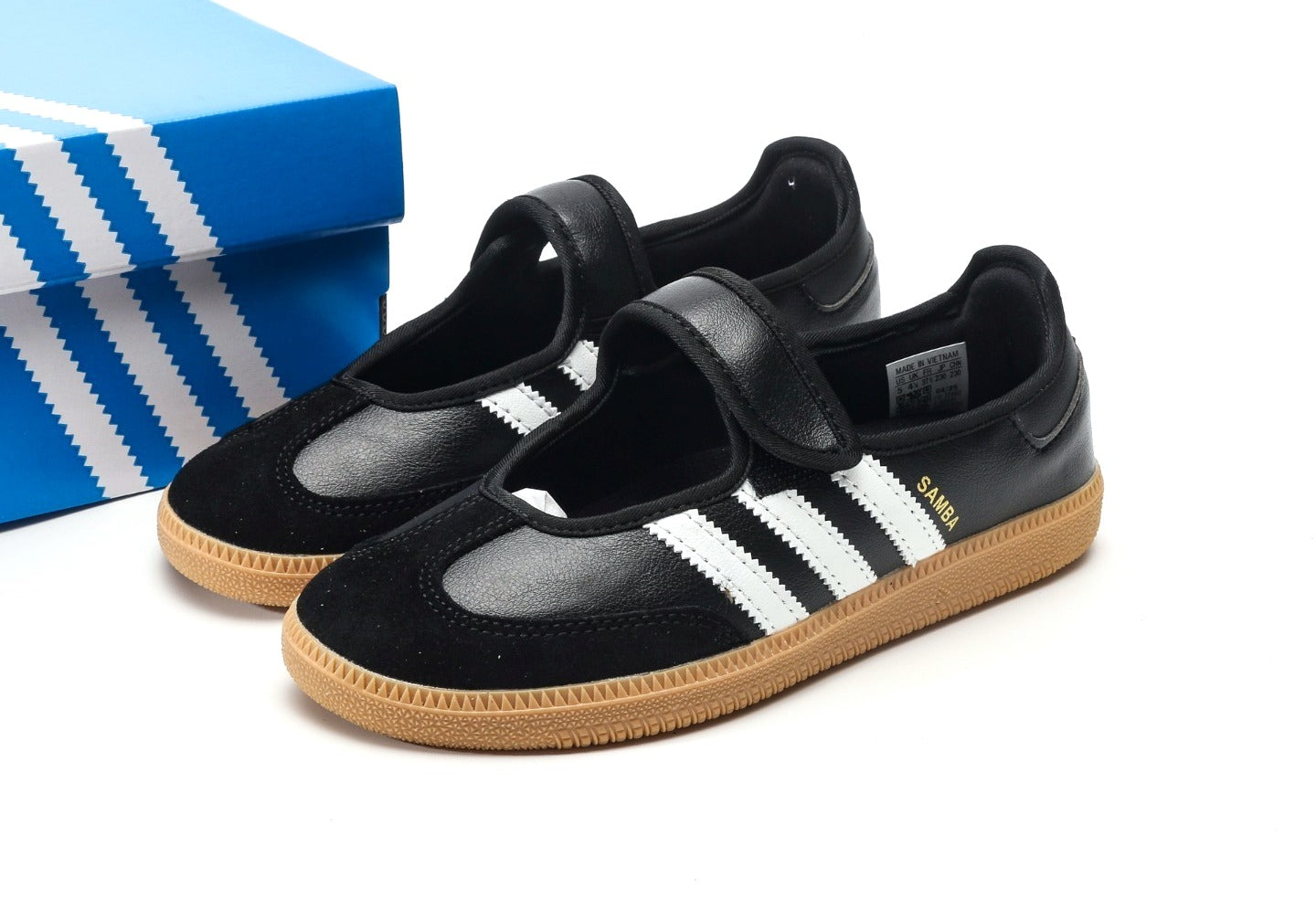 Samba Jane Black White Gum