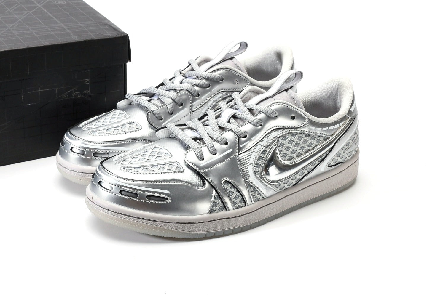 Air Jordan 1 Low MM V3 Metallic Silver