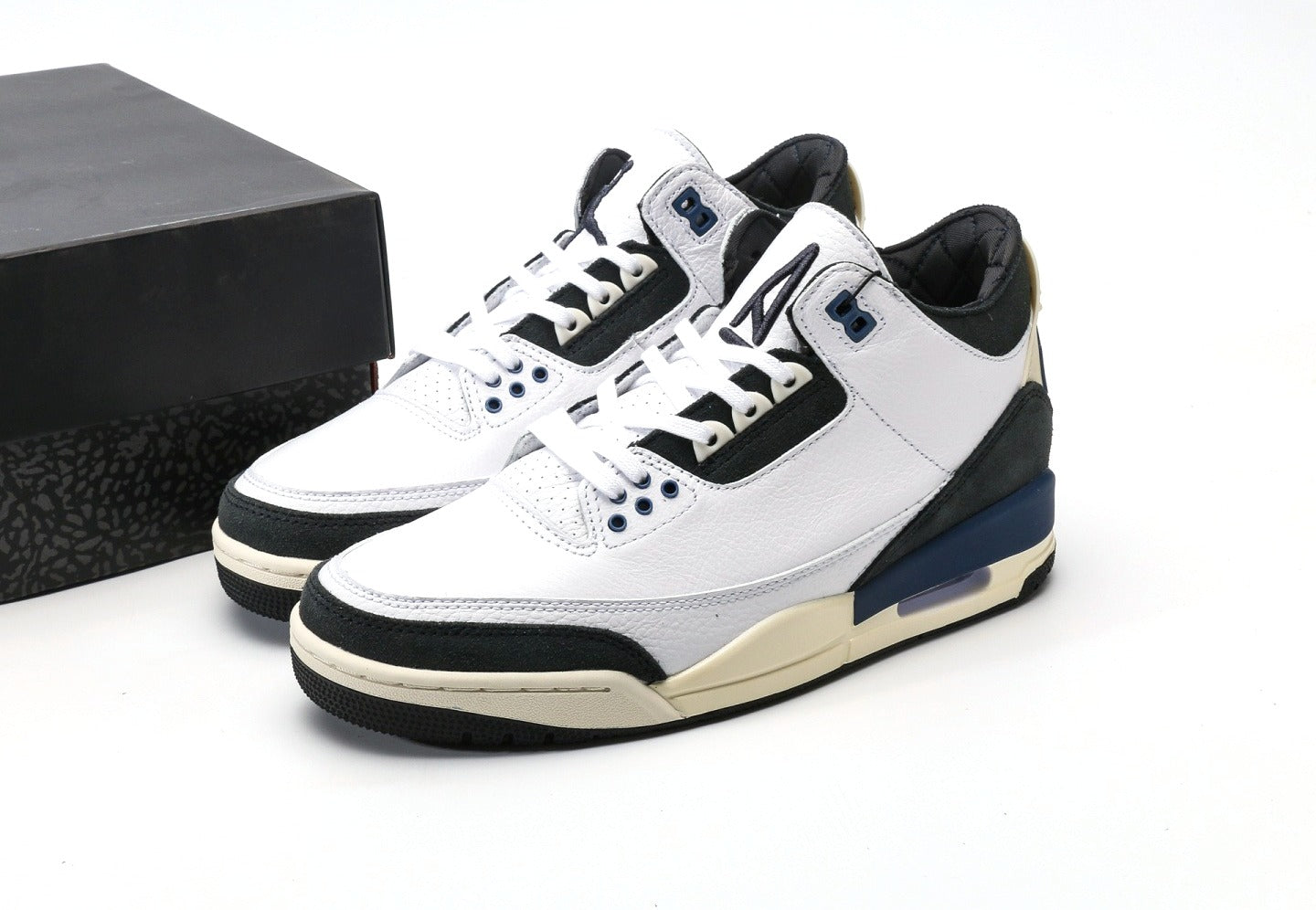 Air Jordan 3 "White/Diffused Blue/Anthracite/Muslin" [PK GOD]