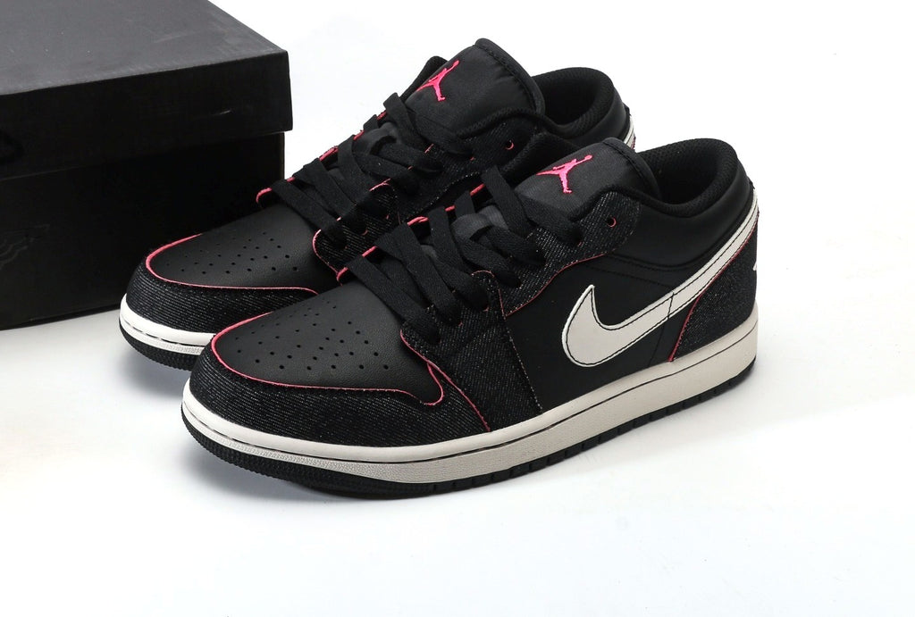 Air Jordan 1 Low Black Denim