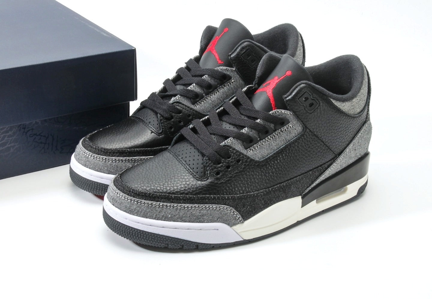 Levi's x Air Jordan 3 Black Denim
