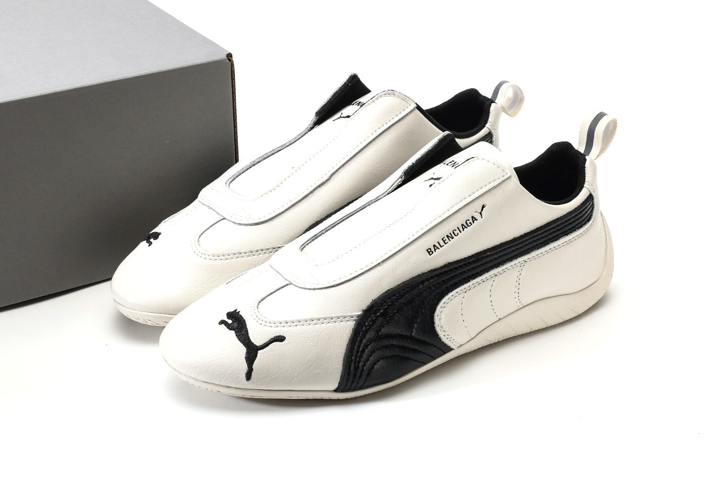 Balenciaga x Puma Speedcat Leather White Black