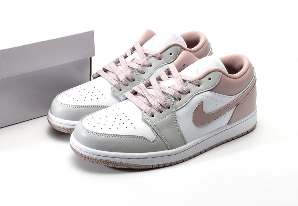Air Jordan 1 Low Grey Particle Rose