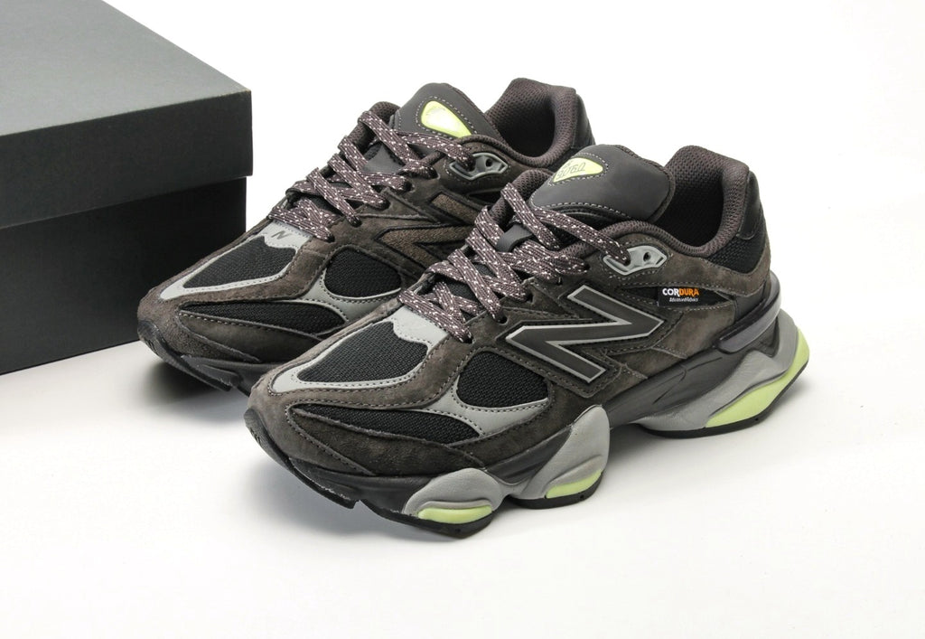New Balance 9060 Black Cement Dry Lime