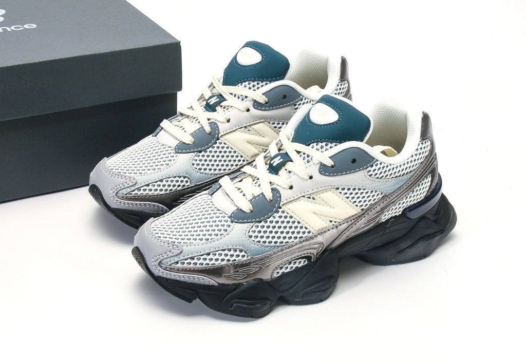 New Balance 9060 in Metallic Silver Black