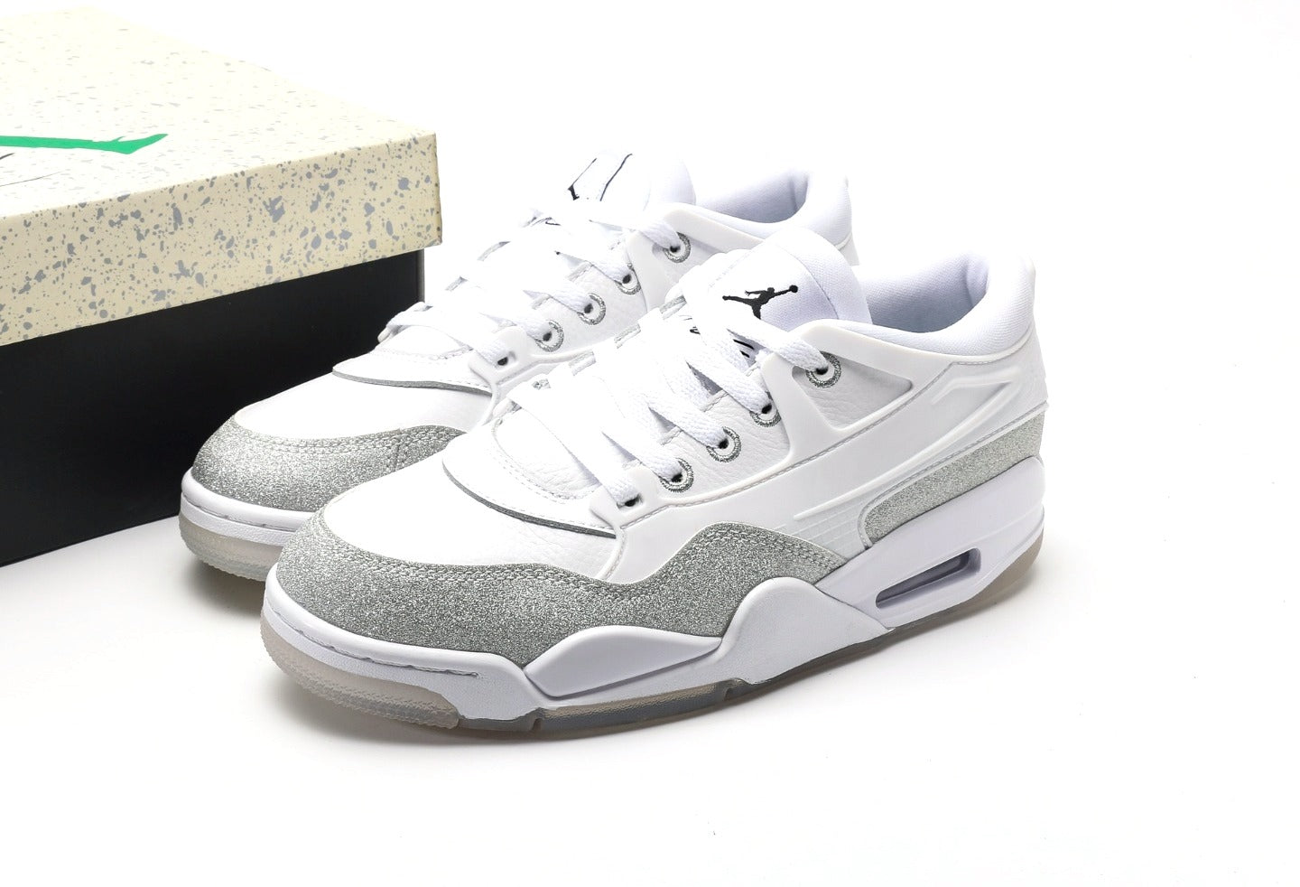 Air Jordan 4 RM White Metallic Silver