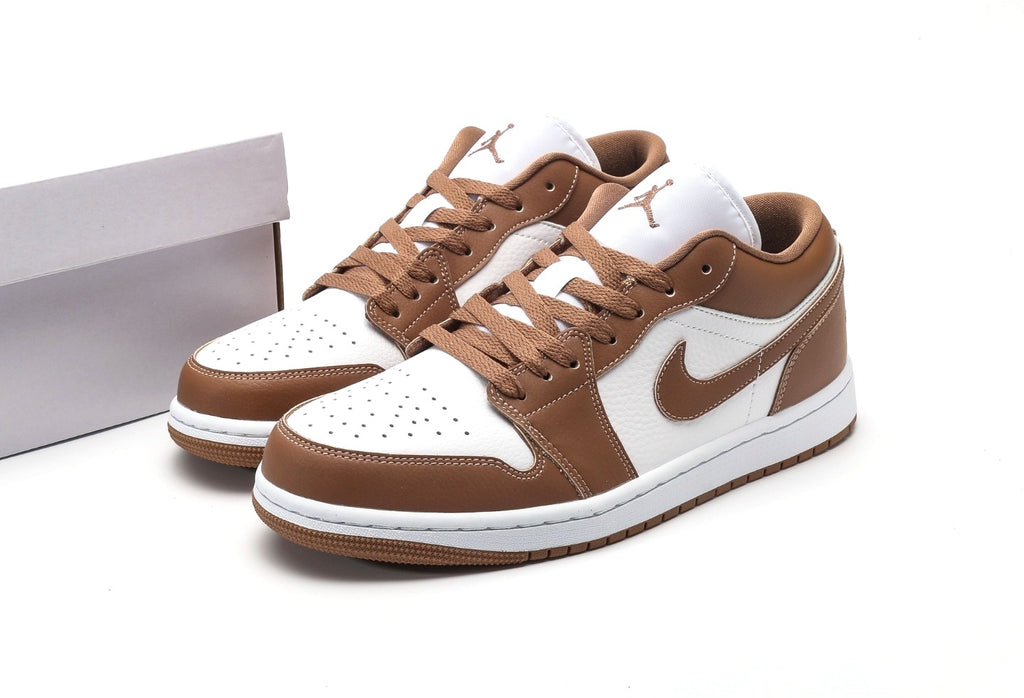 Air Jordan 1 Low Women's "Archaeo Brown/White"