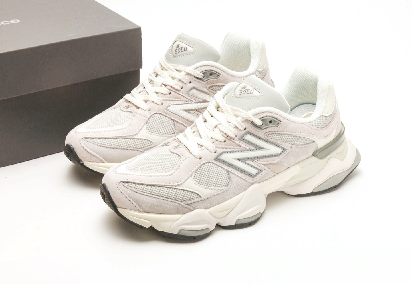 New Balance 9060 Sea Salt White