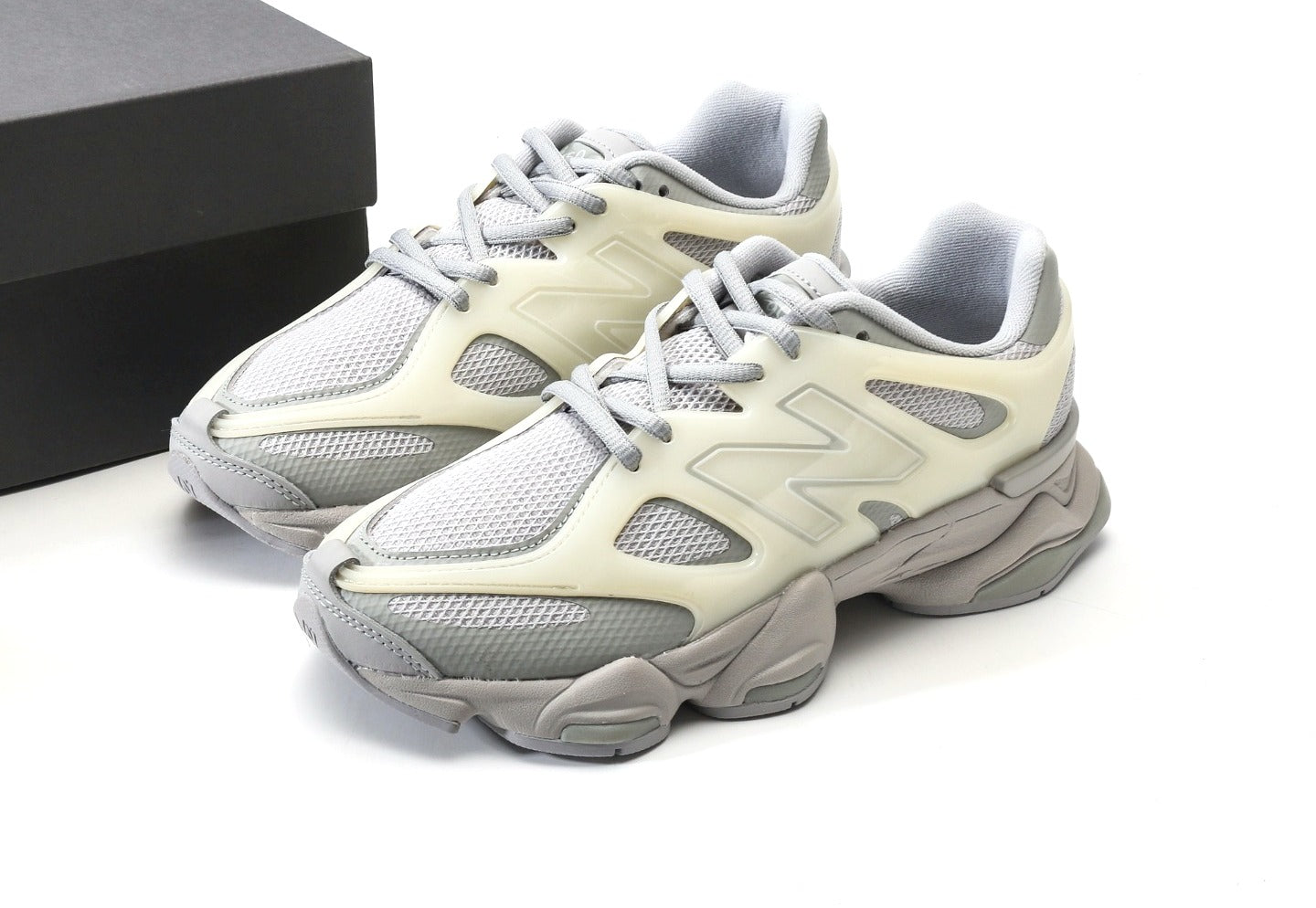 The Caged New Balance 9060 X Returns In Two Grey