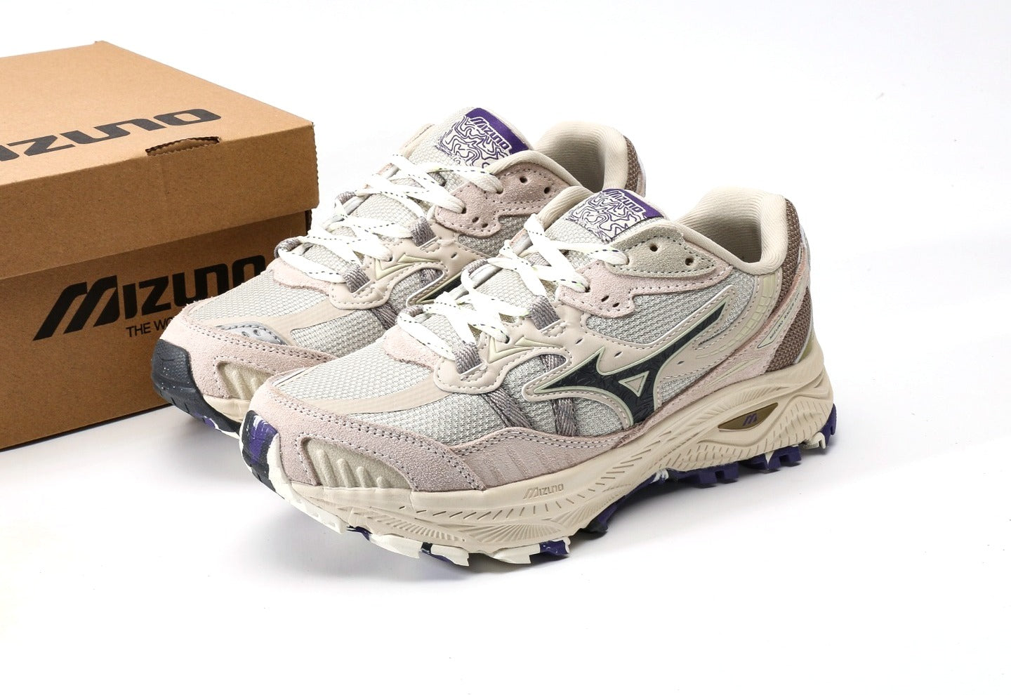 Mizuno RACER ADV "Off White Purple"