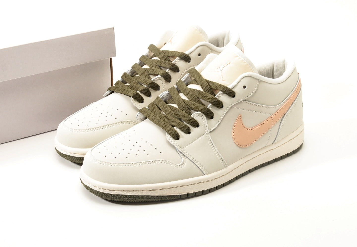 Air Jordan 1 Low "Sail/Crimson"