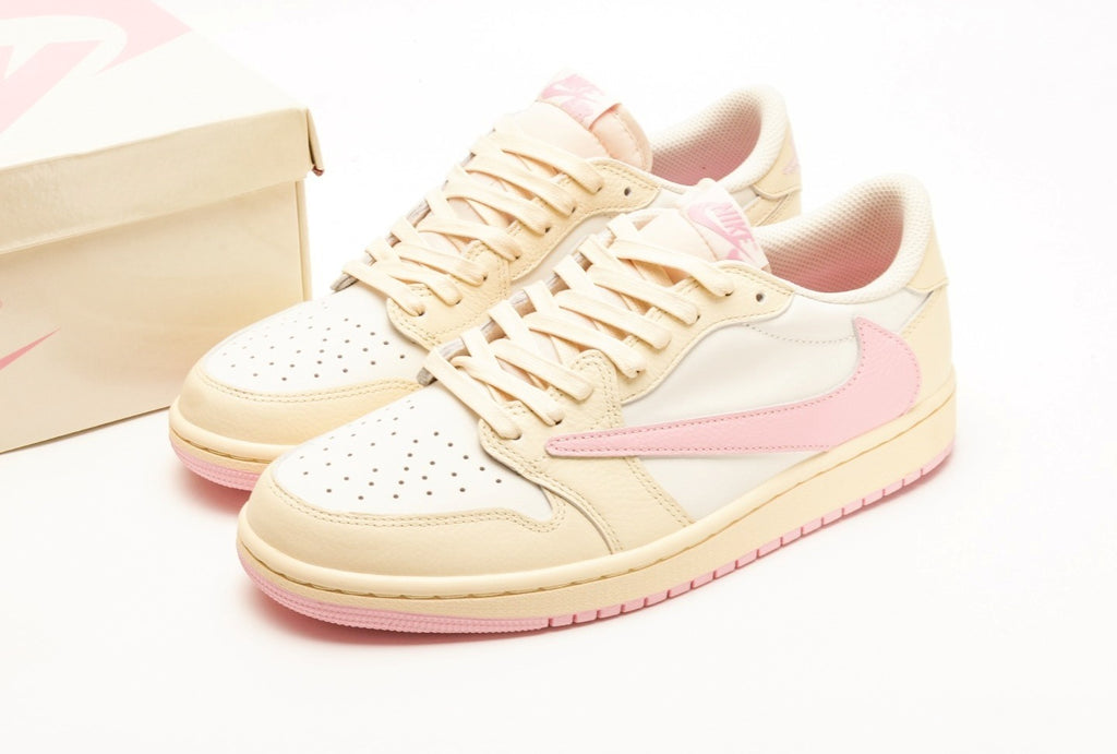 Travis Scott x Jordan 1 Retro Low OG "Muslin Pink"